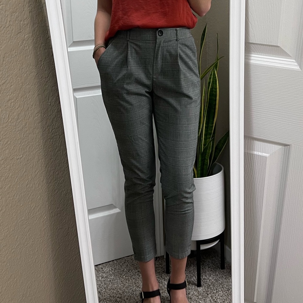 Plaid trousers